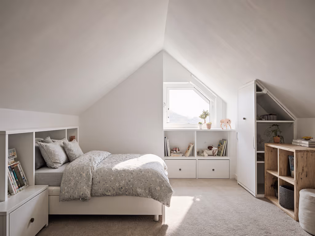 attic_toddler_bedroom_with_low_bed_and_neutral_colors