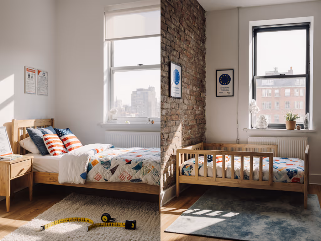 US vs EU Toddler Bed Standards Decoded