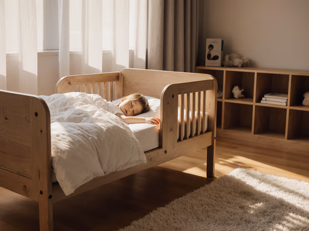 Quiet Toddler Beds: How Bed Materials Reduce Noise for Light Sleepers