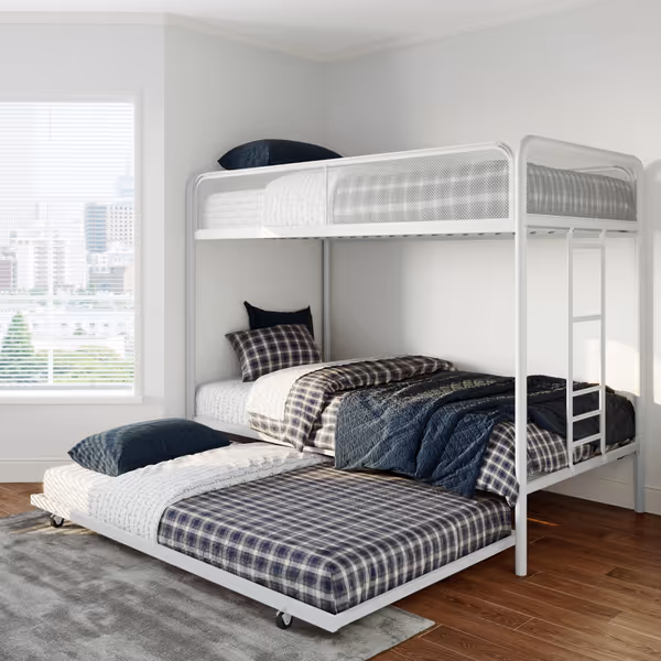 DHP Isaiah Triple Twin Bunk Bed